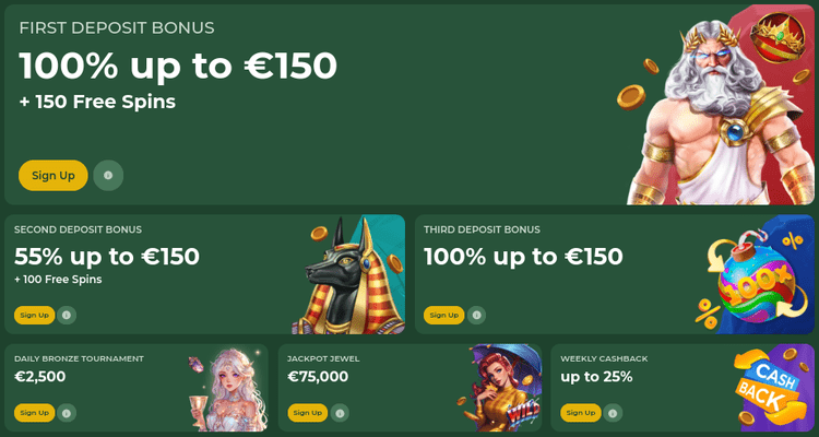 Bonusy depozytowe kasyna Betsixty z darmowymi spinami i ofertami cashback